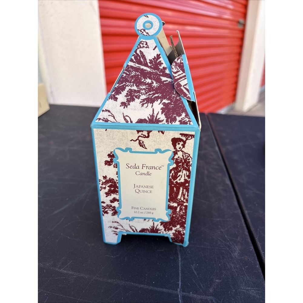 Seda France Classic Toile Japanese Quince Mini Pagoda Candle